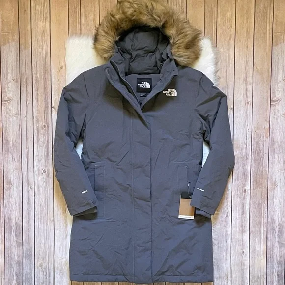 The North Face Women’s Arctic Parka Coat In Vanadis Grey - Picture 1 of 9
